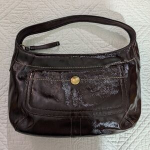 Authentic 2007 Coach Ergo Hobo Bag – Embossed Patent Leather – Style 11623